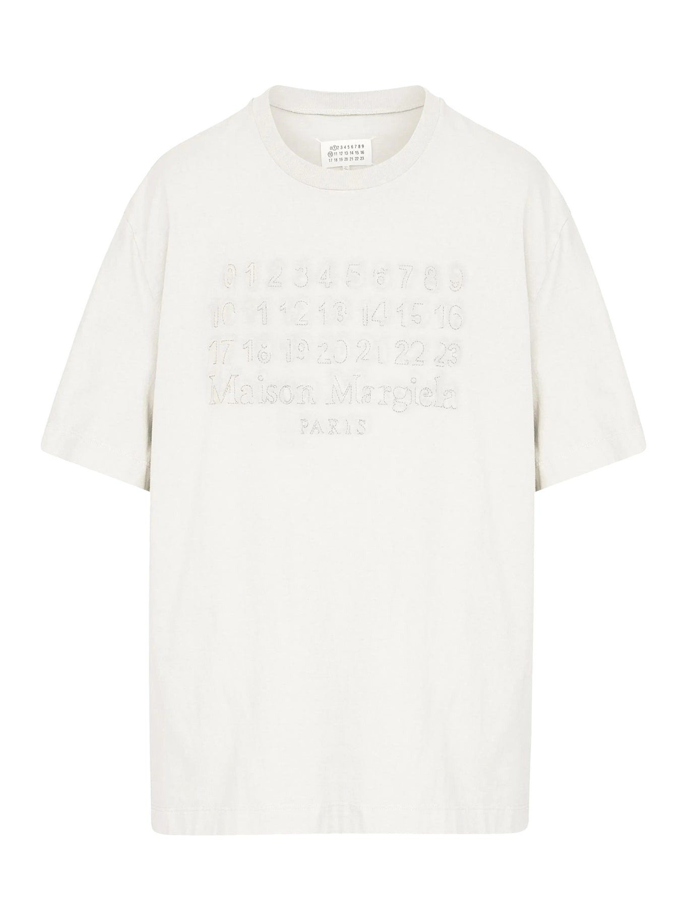 T-SHIRT WITH EMBROIDERED NUMBERS