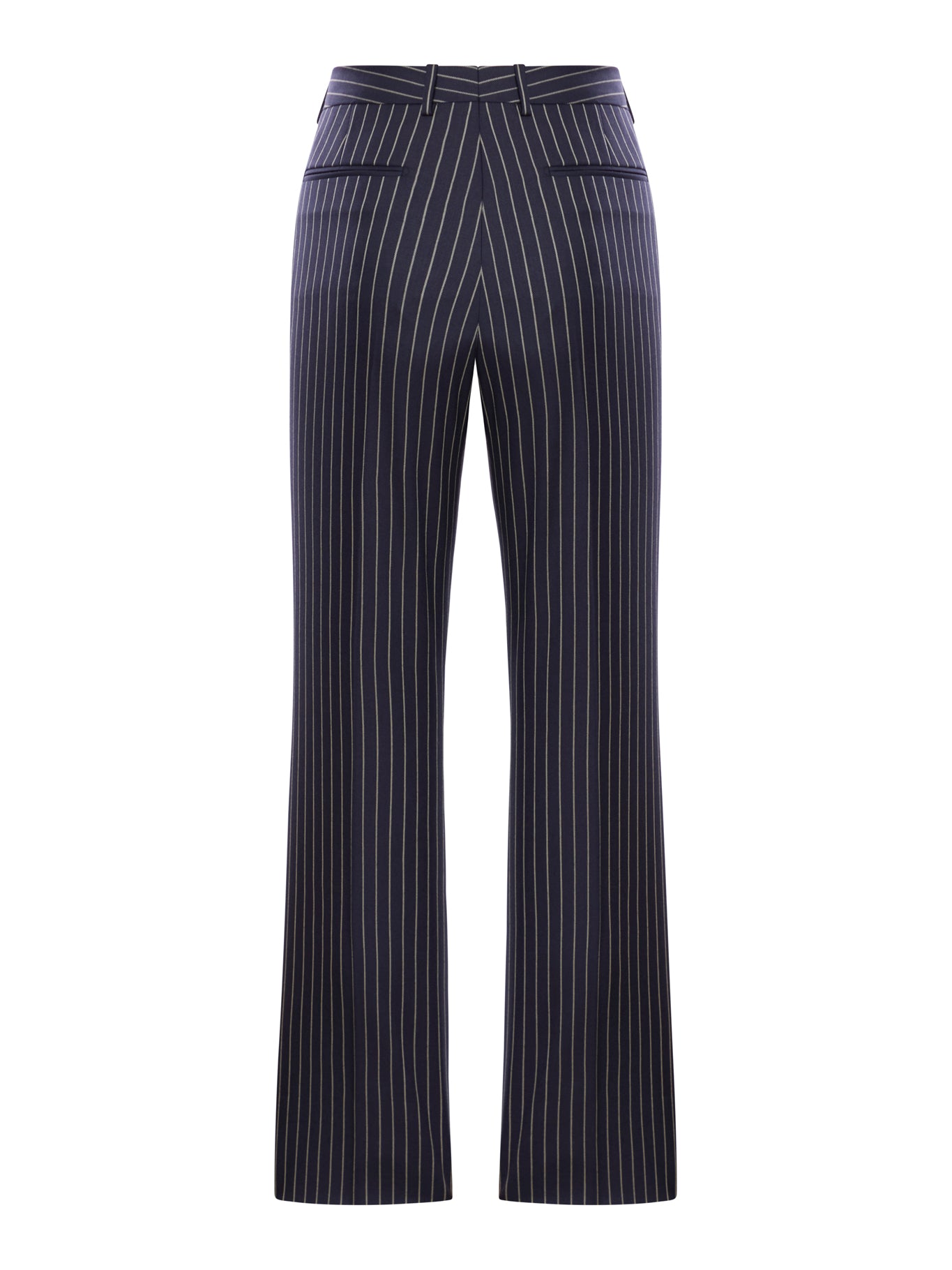 STRIPED WOOL TROUSERS