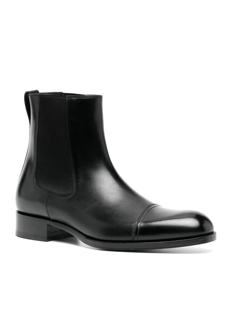 SMOOTH CALF LEATHER BOOTS