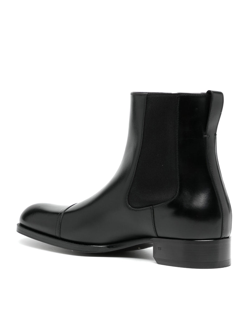 SMOOTH CALF LEATHER BOOTS