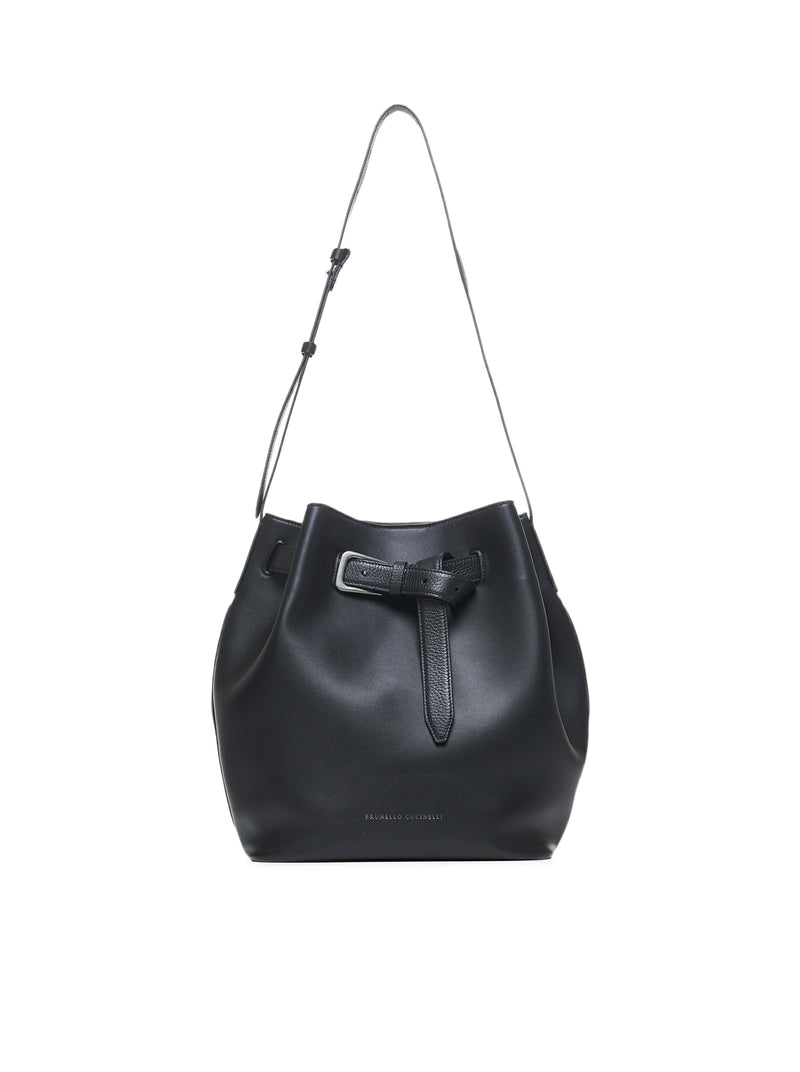 Leather Bucket Bag