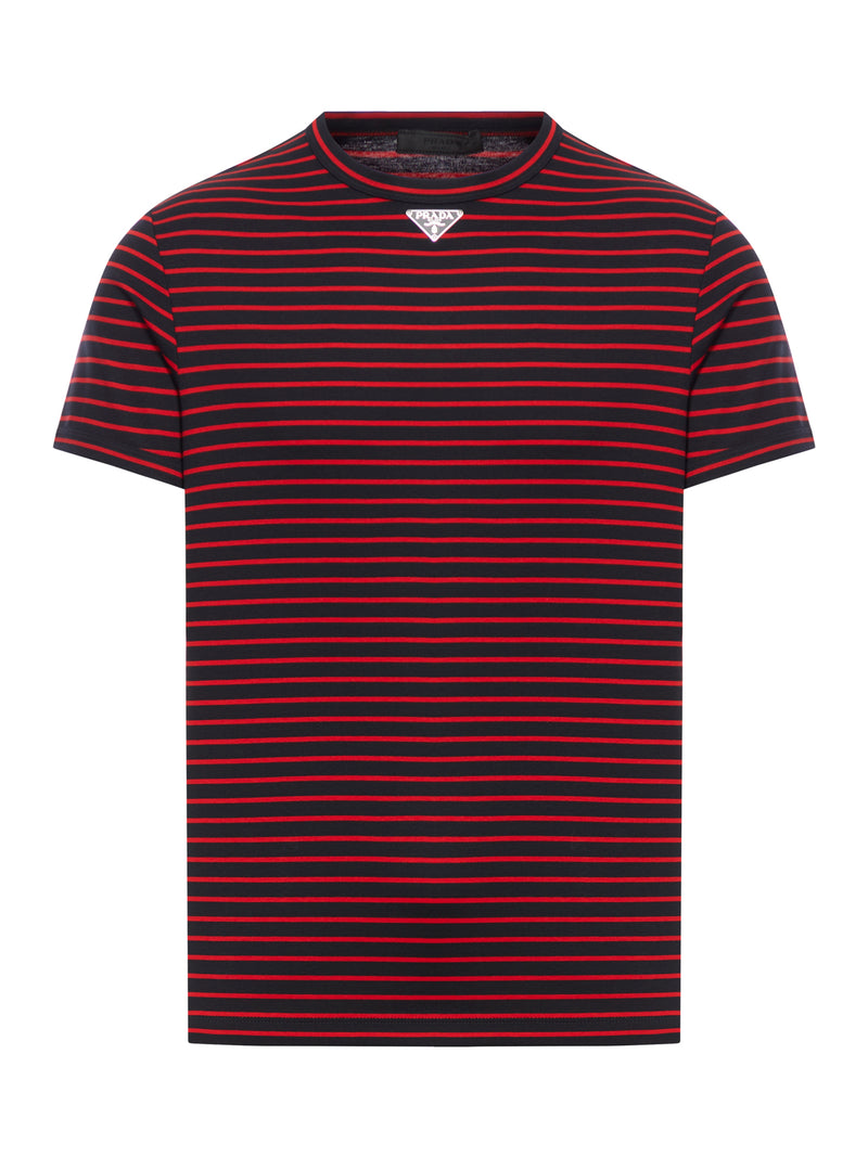 STRIPED COTTON T-SHIRT