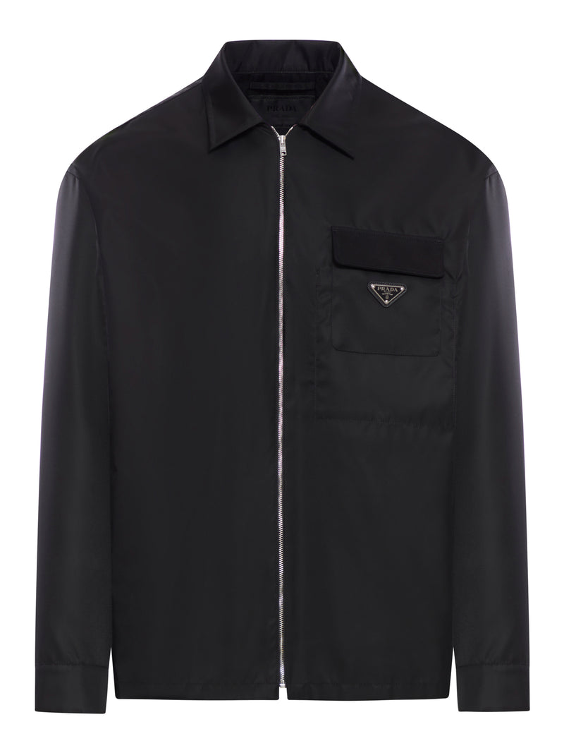 FULL-ZIP NYLON SHIRT