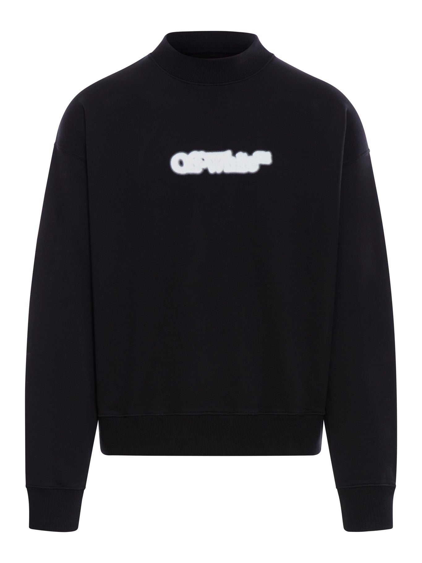 CREWNECK SWEATSHIRT WITH SPRAY PRINT