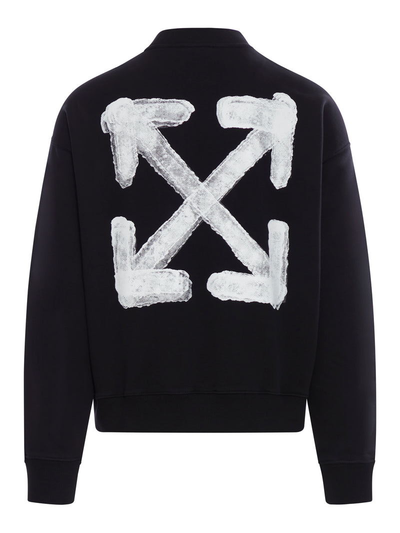 CREWNECK SWEATSHIRT WITH SPRAY PRINT