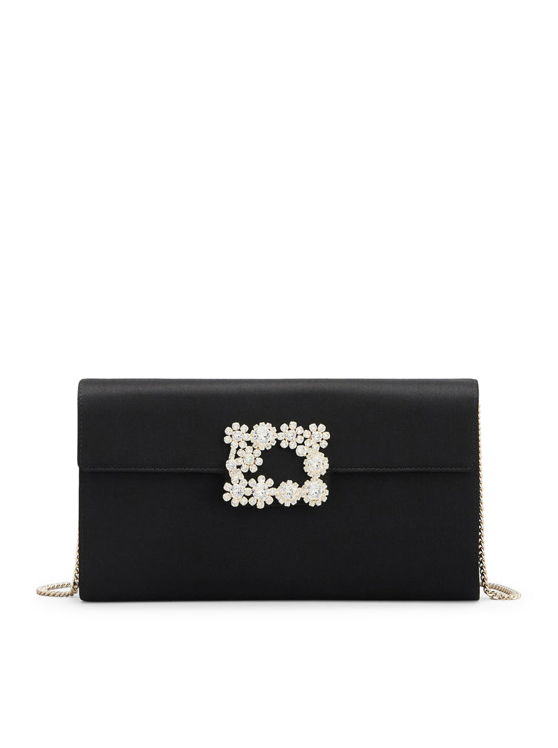 EFFLORESCENCE CLUTCH IN SATIN