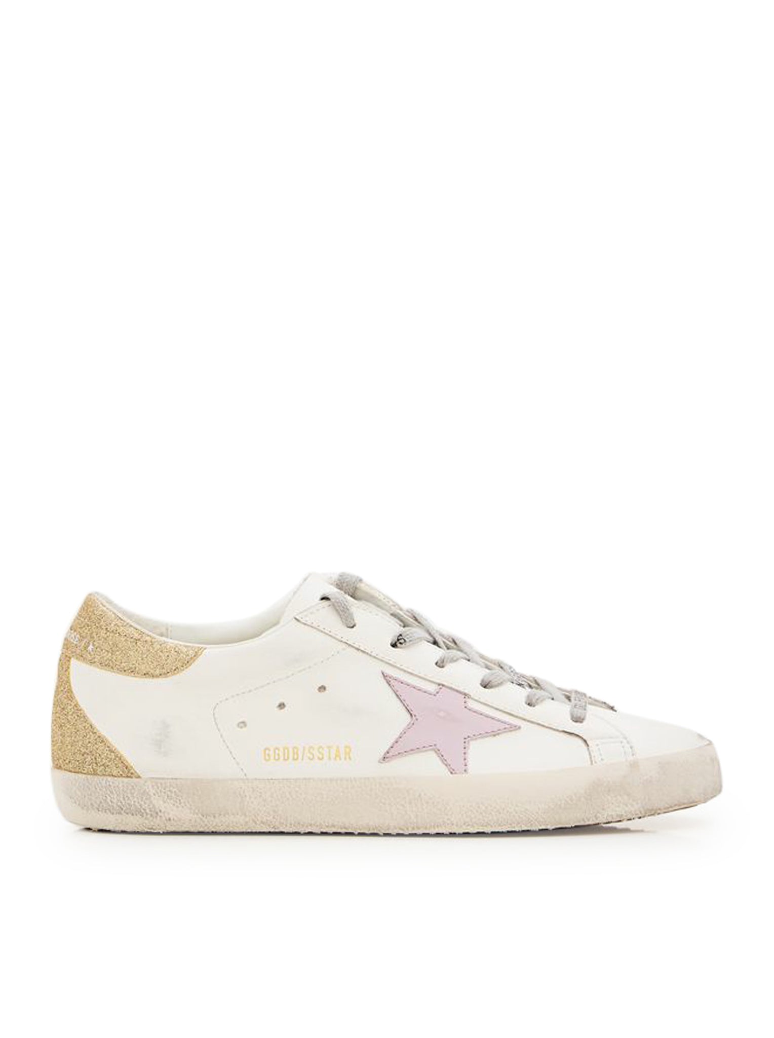 SUPERSTAR SNEAKERS IN NAPPA AND GLITTER