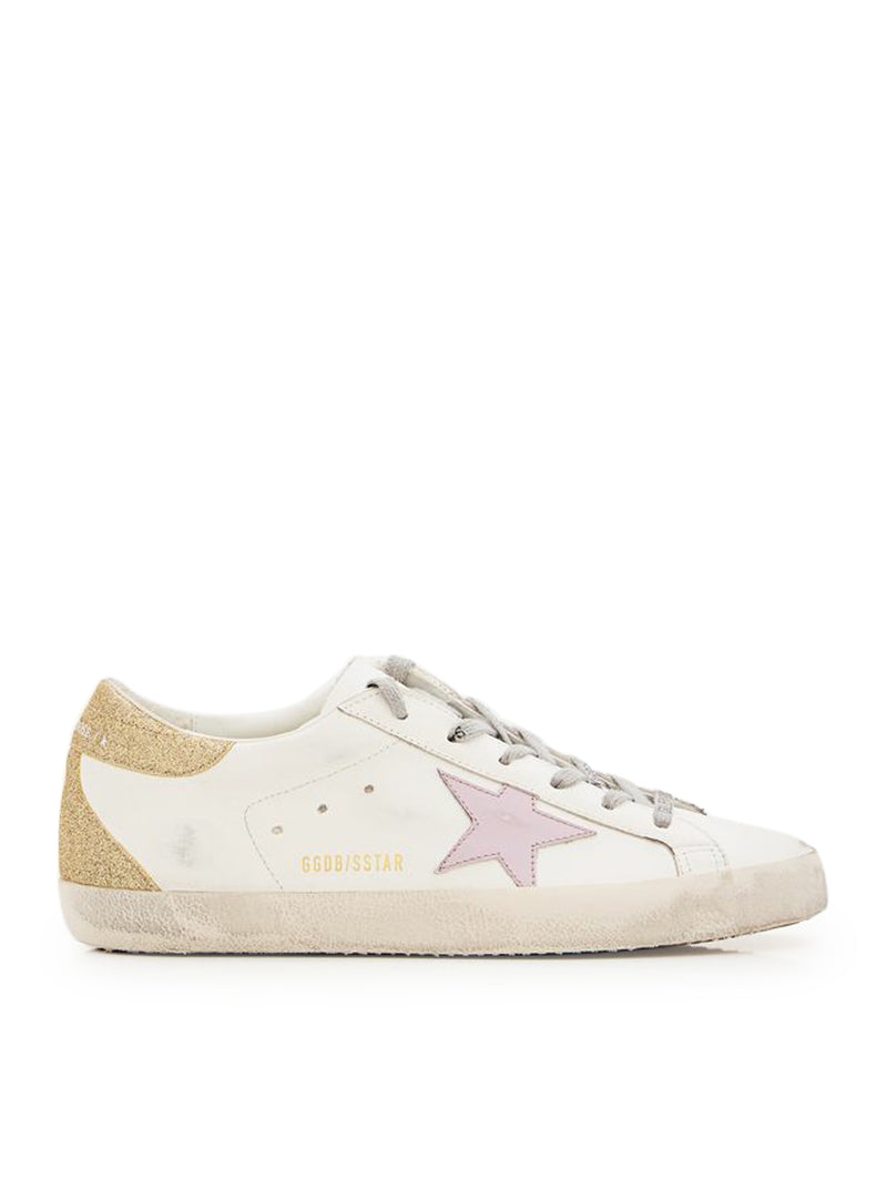 SUPERSTAR SNEAKERS IN NAPPA AND GLITTER