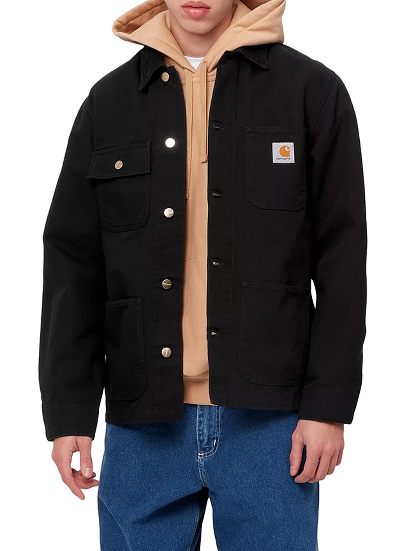 MICHIGAN DEARBORN CANVAS JACKET WITH VELVET COLLAR