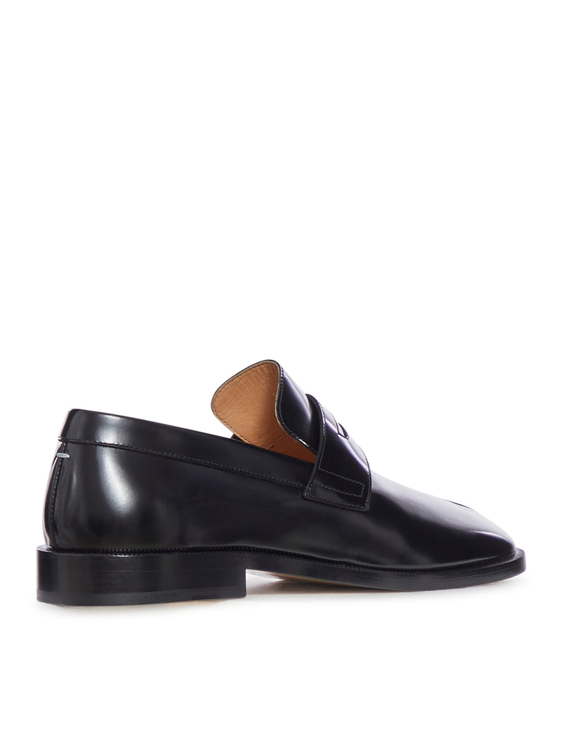 TABI SHINY LEATHER LOAFERS