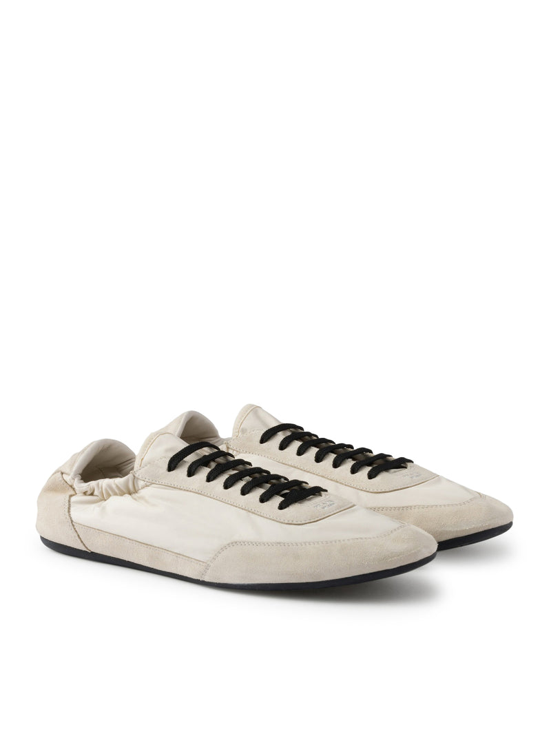 COLLAPSE SNEAKERS IN RE-NYLON AND SUEDE