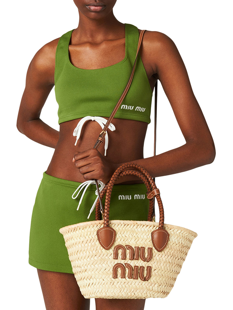 WOVEN FABRIC SHOPPING BAG