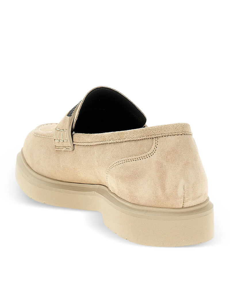 SUEDE LOAFERS