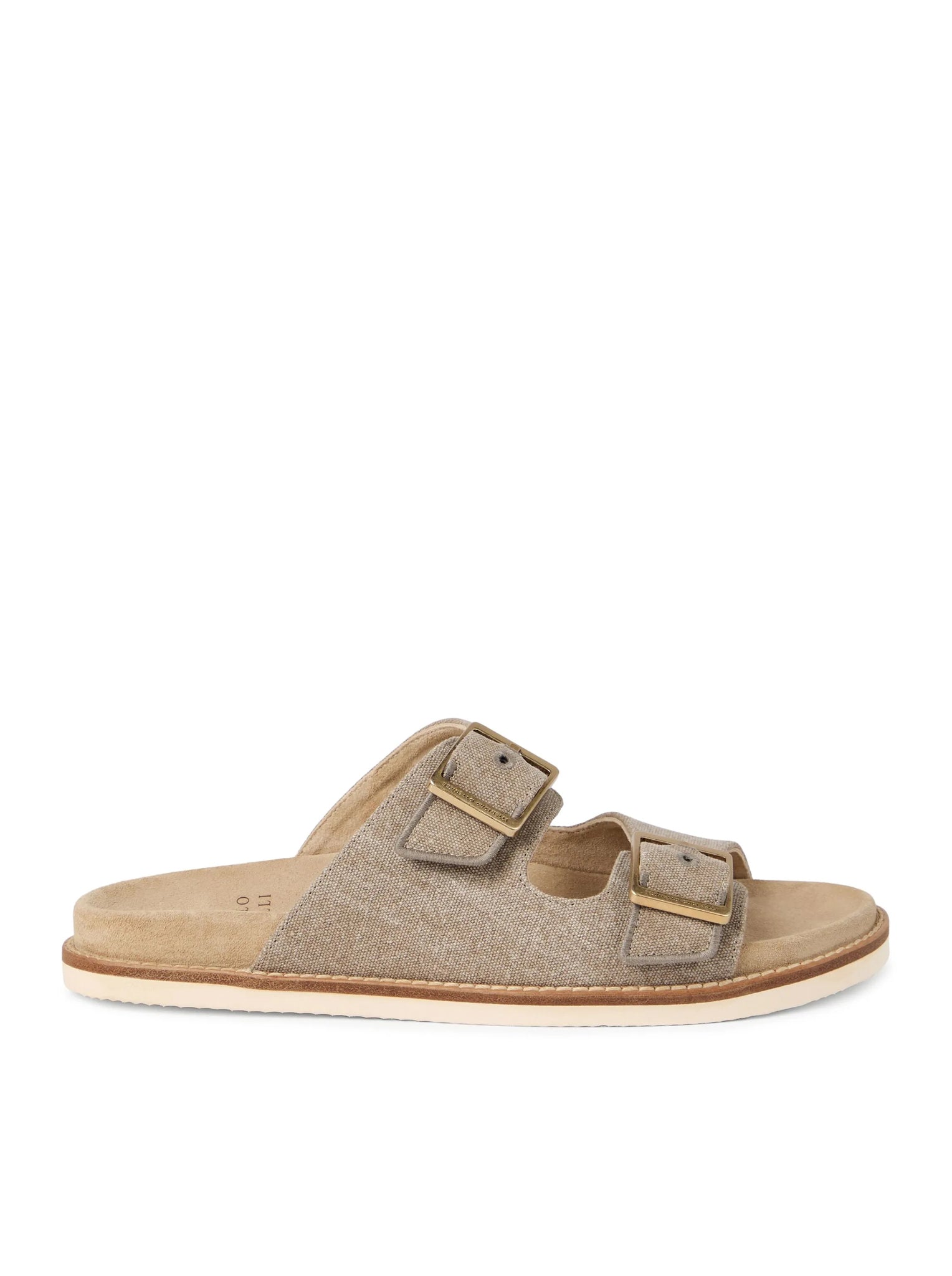 SUEDE SLIDES SANDALS