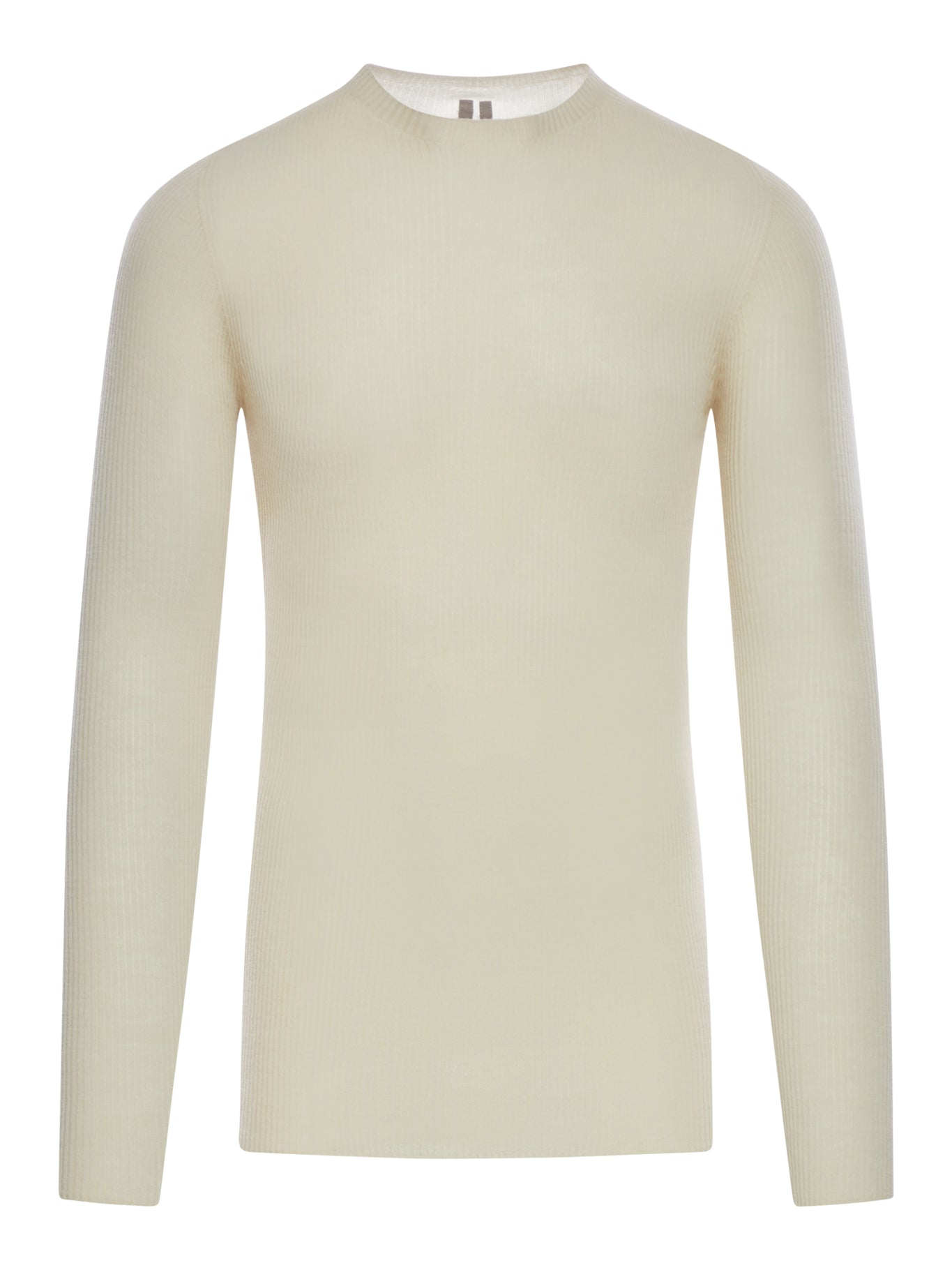 WOOL SWEATER IN SEMI-TRANSPARENT FABRIC