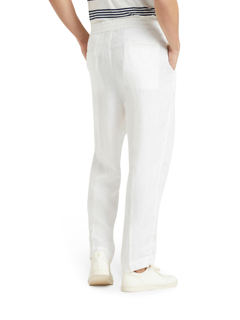 LINEN TROUSERS WITH DRAWSTRING