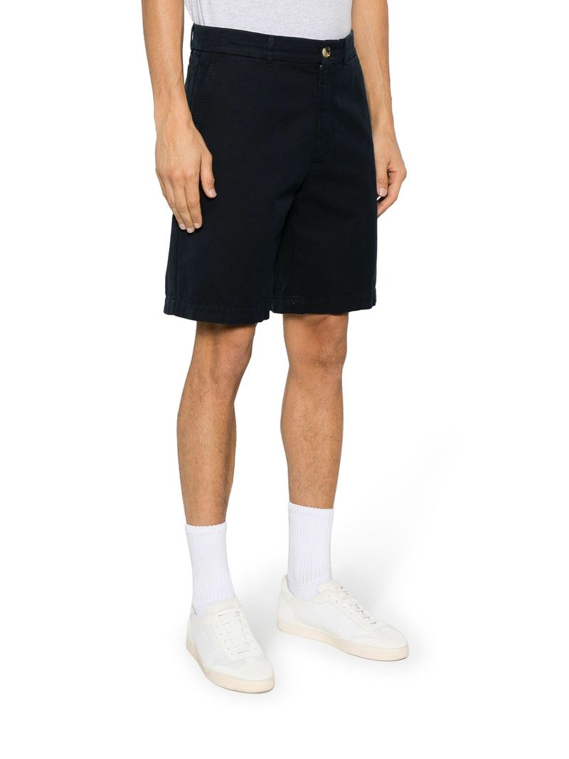 COTTON TWILL BERMUDA SHORTS