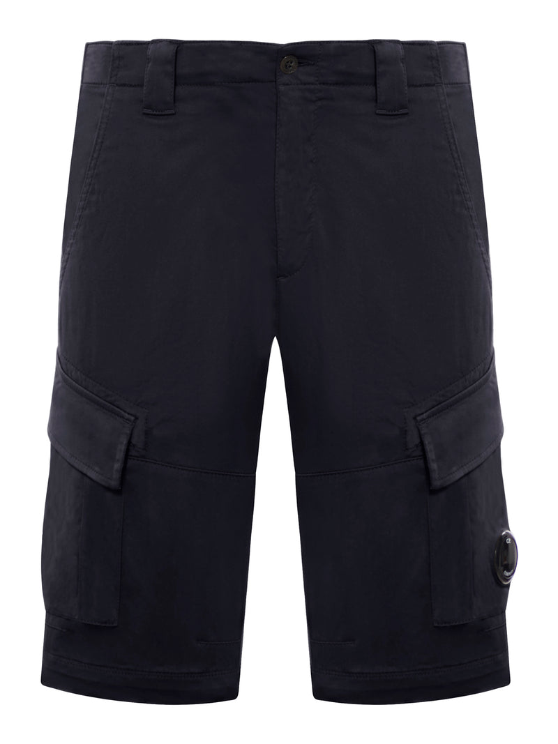 SATEEN STRETCH CARGO SHORTS