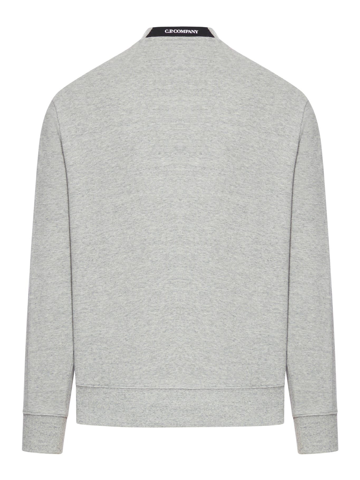 CREWNECK SWEATSHIRT IN COTTON DIAGONAL RAISED FLEECE LENS