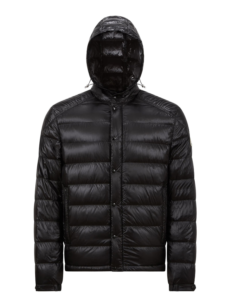 GLIERE HOODED SHORT DOWN JACKET