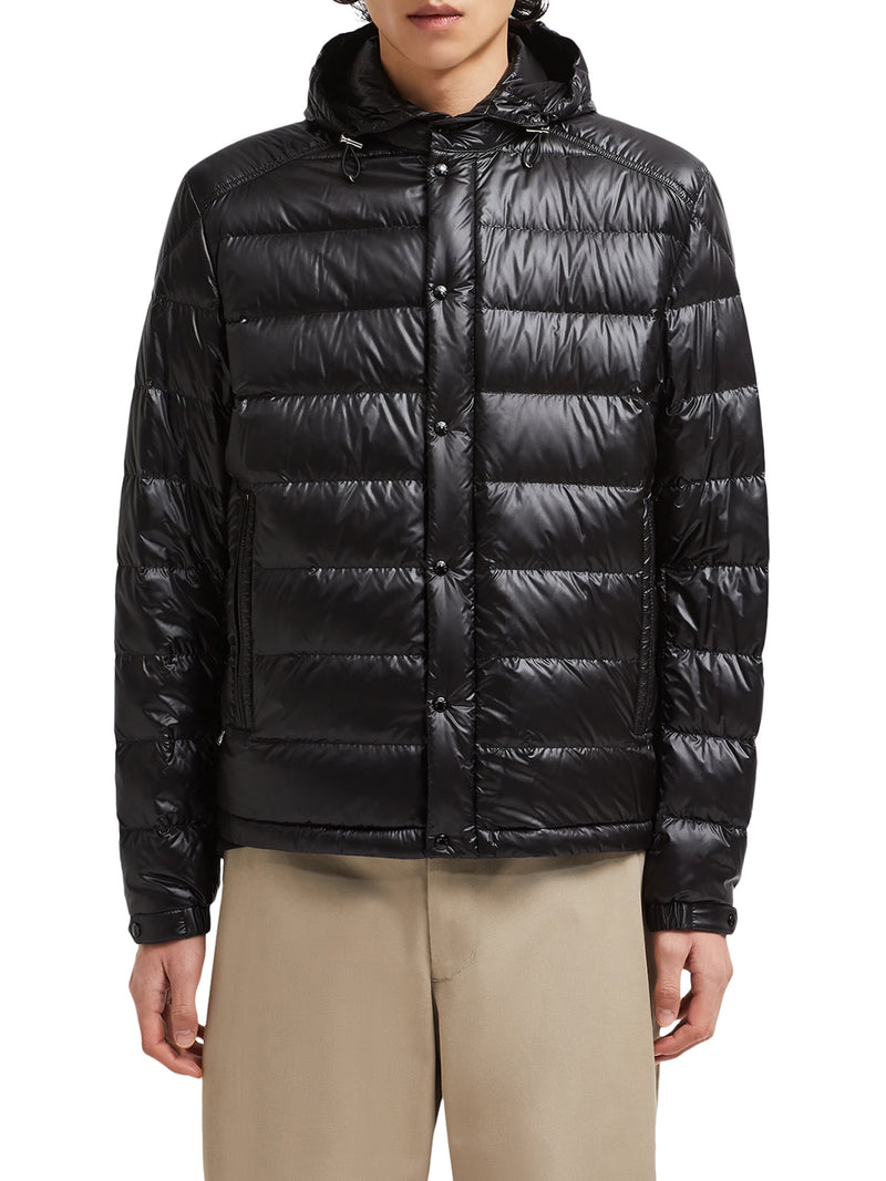 GLIERE HOODED SHORT DOWN JACKET