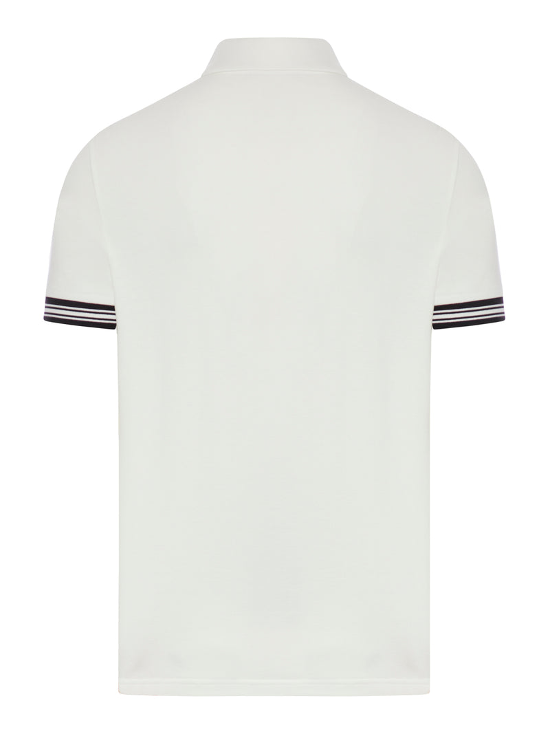 COTTON PIQUET POLO WITH LOGO