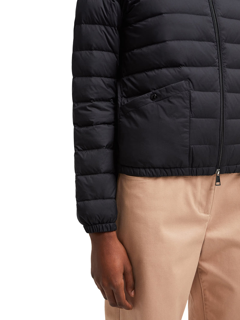 HEDE HOODED SHORT DOWN JACKET