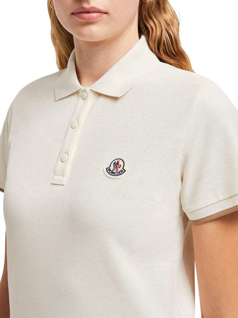 LOGO PATCH COTTON PIQUET POLO SHIRT