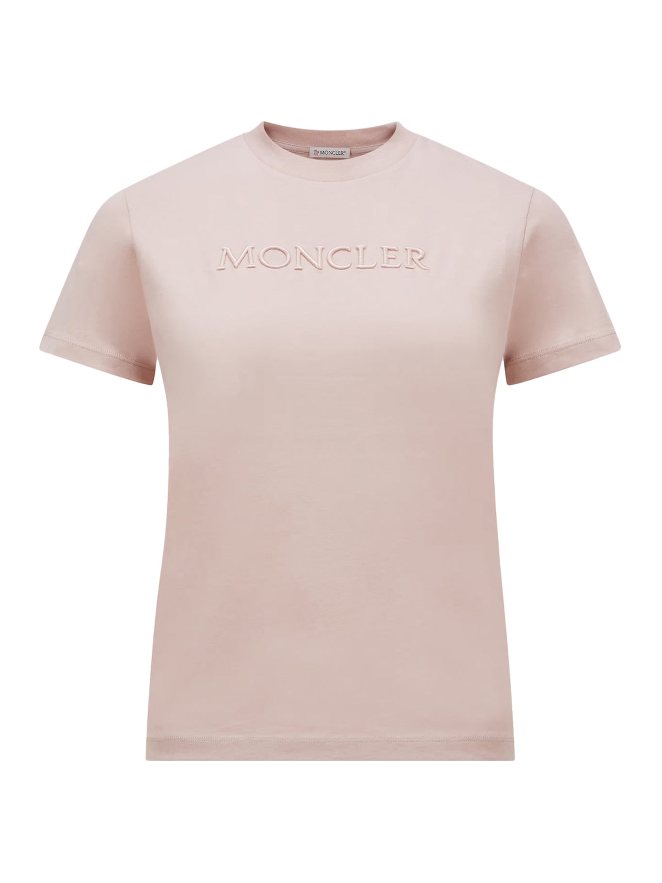 EMBROIDERED TONAL LOGO COTTON T-SHIRT