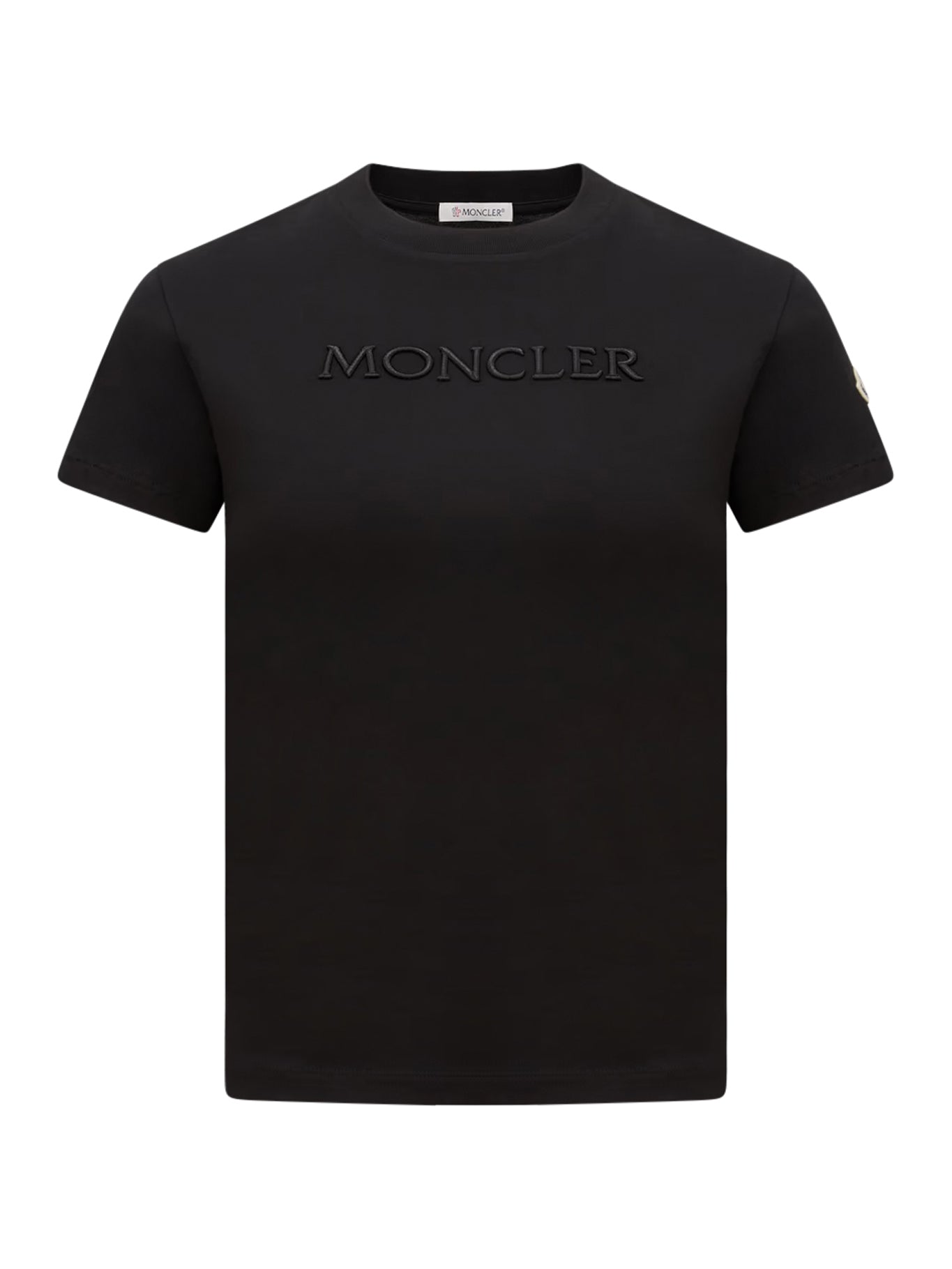 EMBROIDERED TONAL LOGO COTTON T-SHIRT