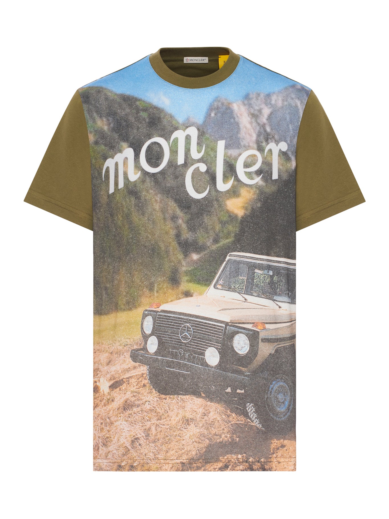 T-SHIRT WITH MONCLER X MERCEDES-BENZ BY NIGO PRINT