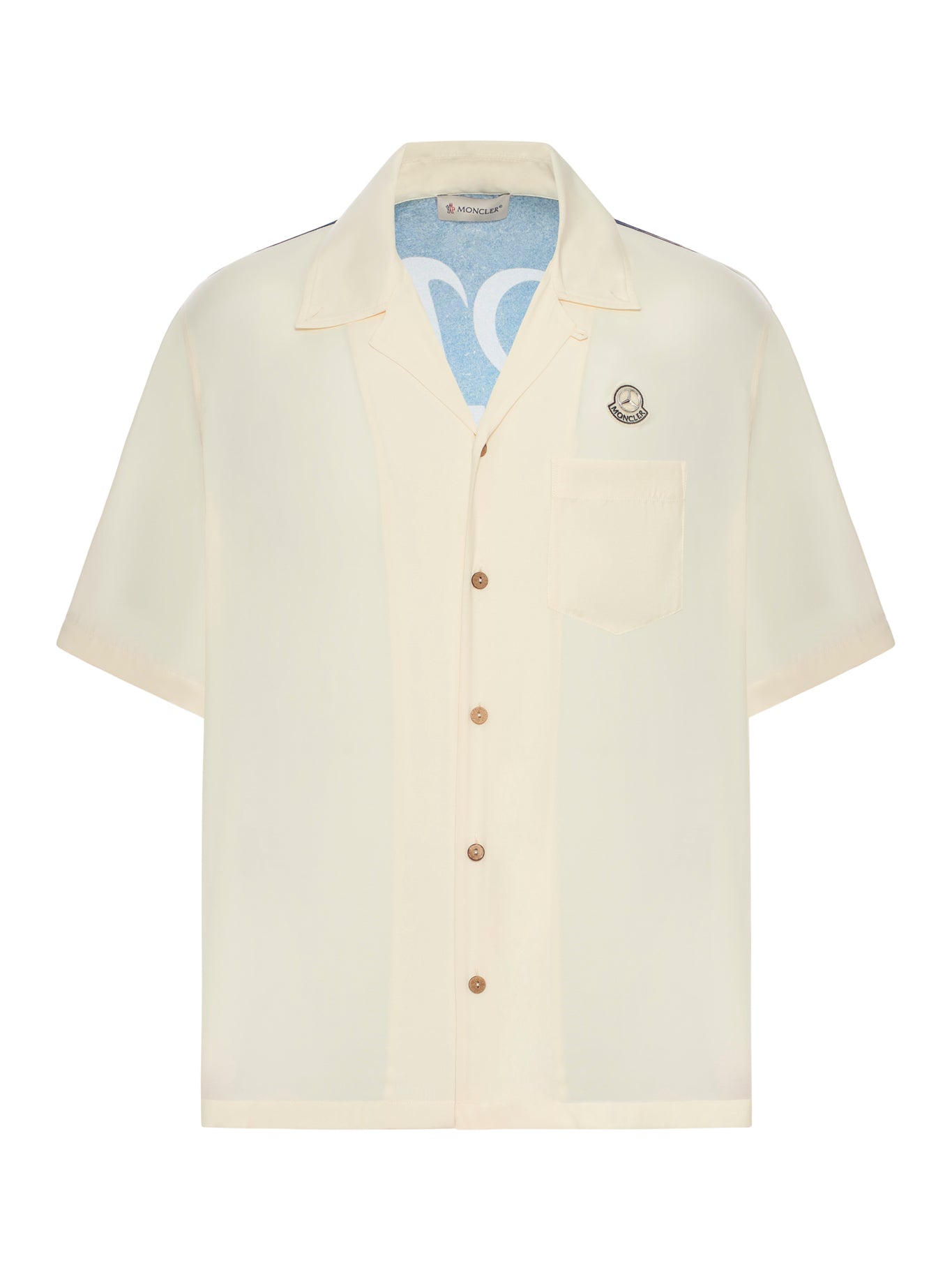 MONCLER X MERCEDES-BENZ BY NIGO PRINT BOWLING SHIRT