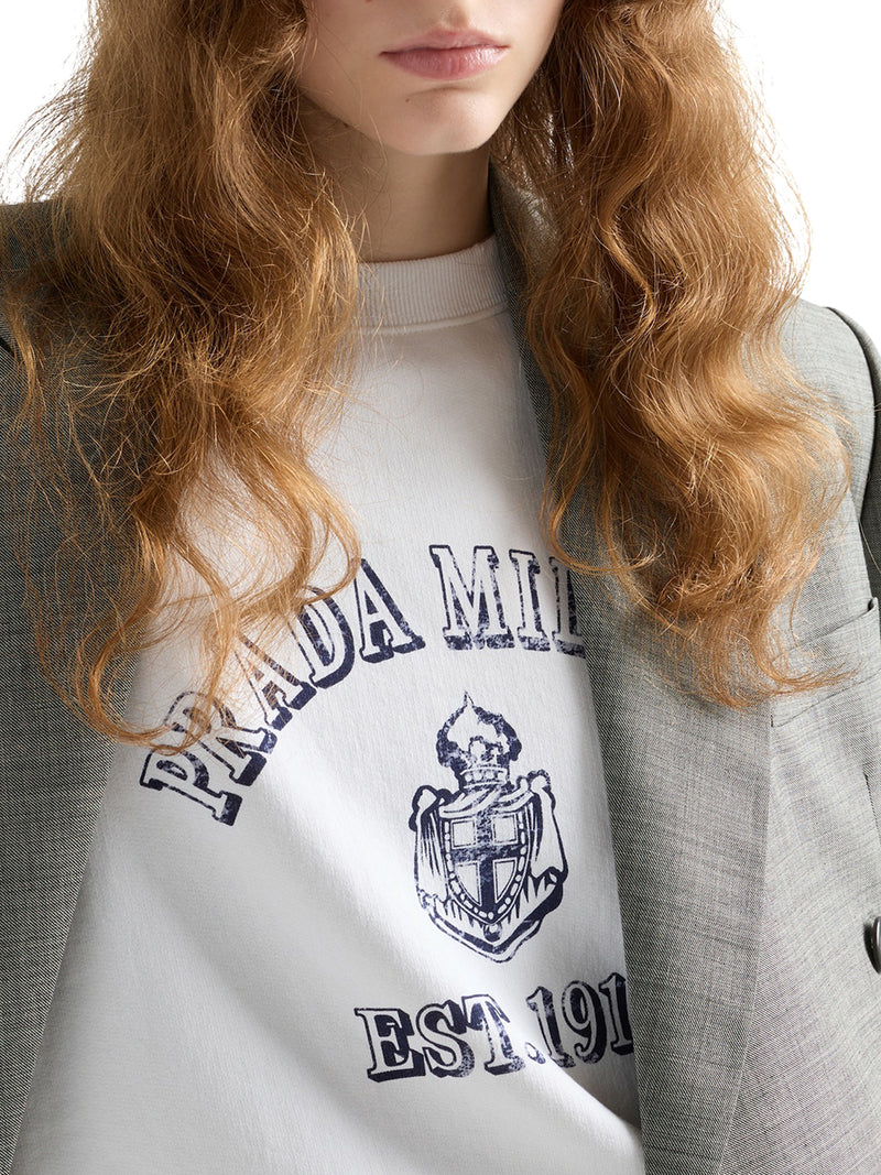 PRINTED COTTON SWEATSHIRT