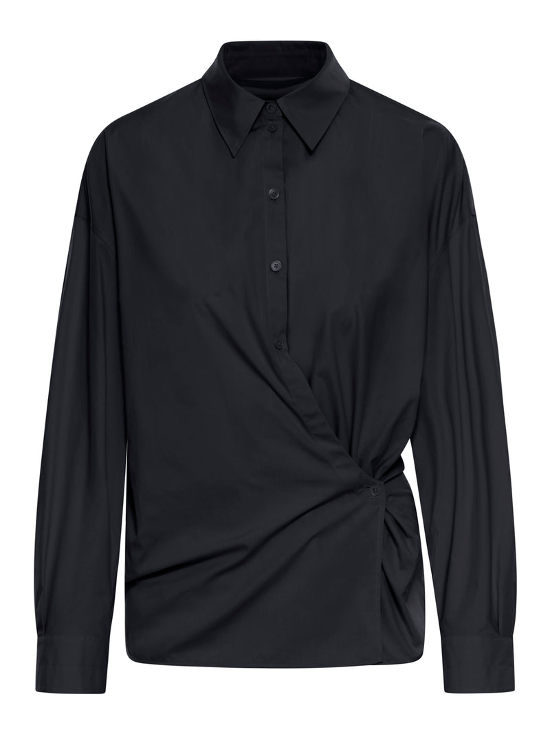 SHIRT WITH ASYMMETRIC BUTTONING