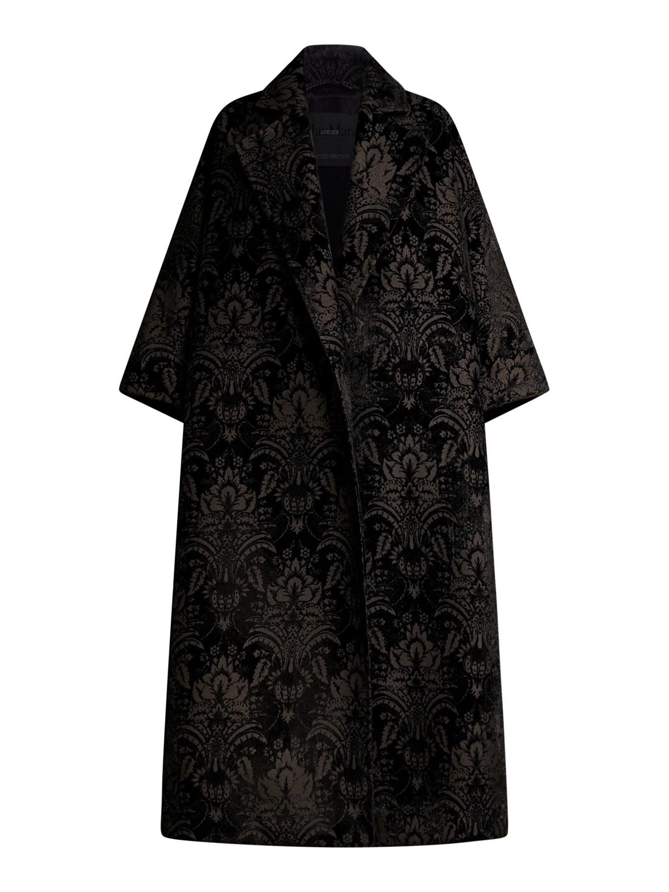 DAMASK VELVET CAPE COAT