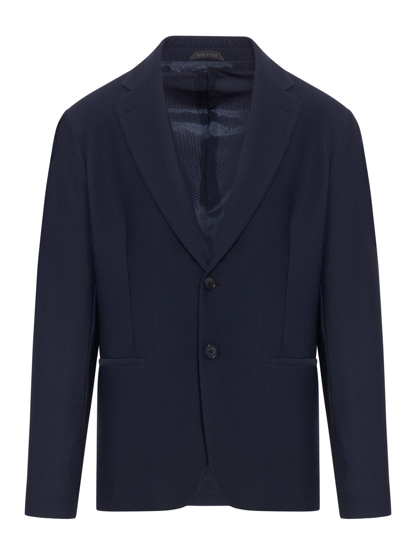 SINGLE BREASTED PIQUET BLAZER