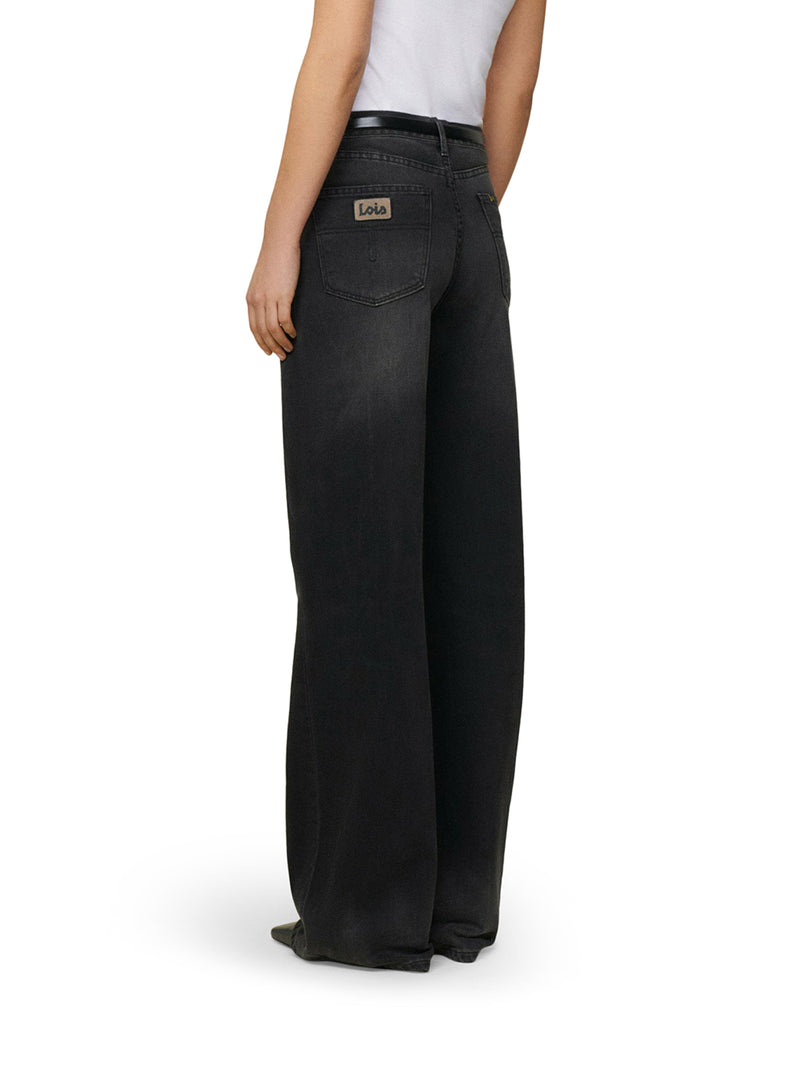 SKATER LOOSE WIDE LEG JEANS