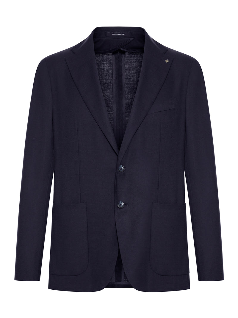 SINGLE BREASTED WOOL JACKET