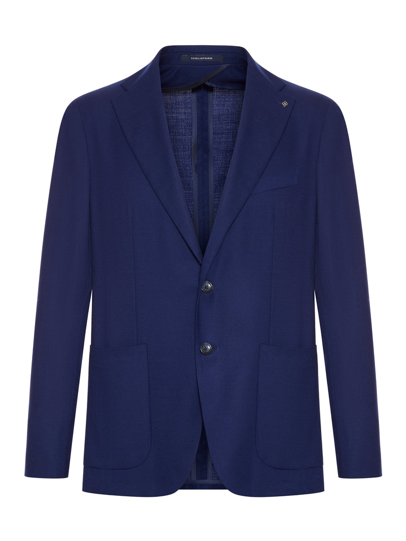 SINGLE BREASTED WOOL JACKET