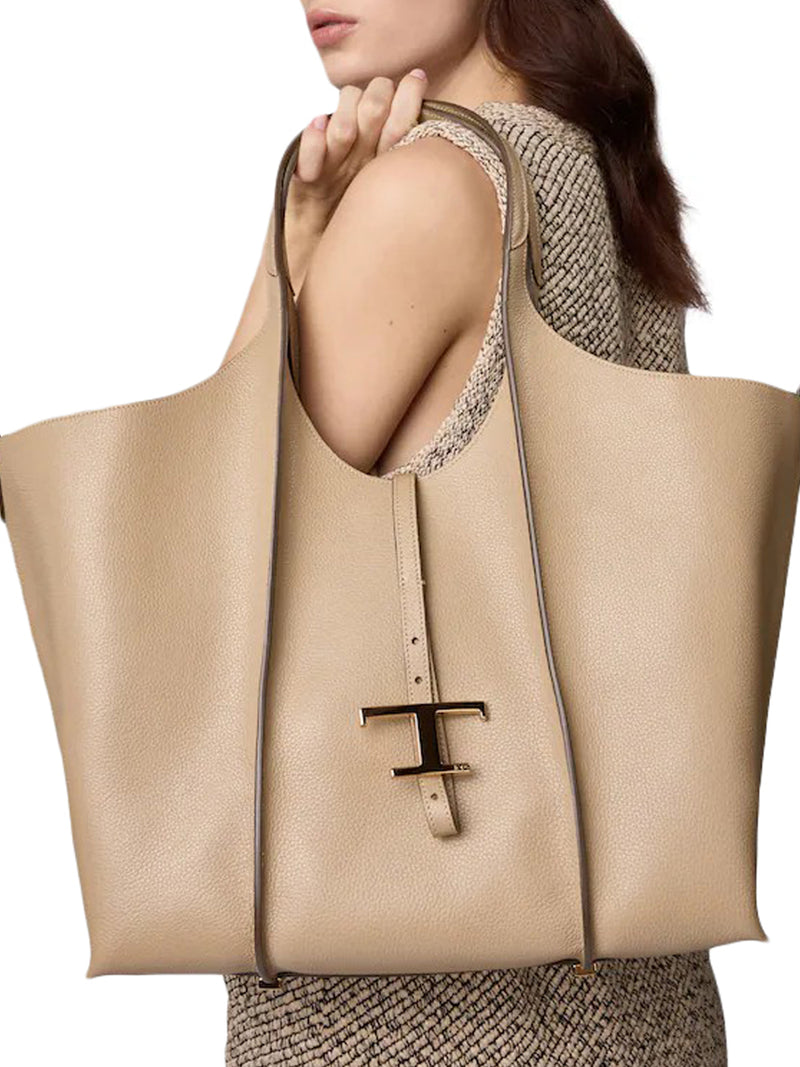 TIMELESS MEDIUM LEATHER SHOPPING BAG