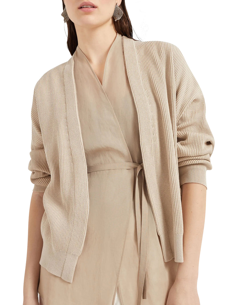 CARDIGAN WITH MULTILAYER