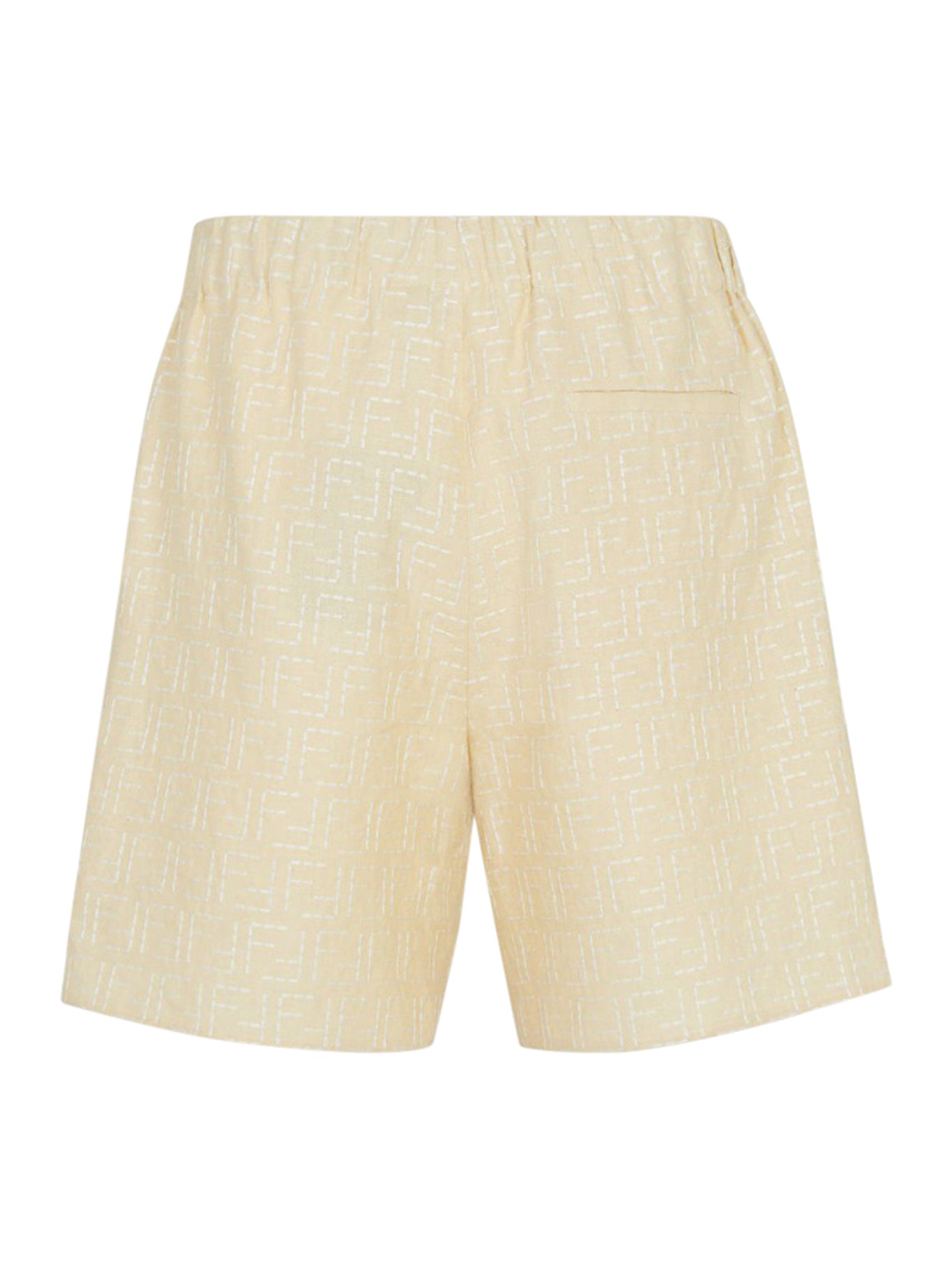 BERMUDA SHORTS IN LINEN JACQUARD FF