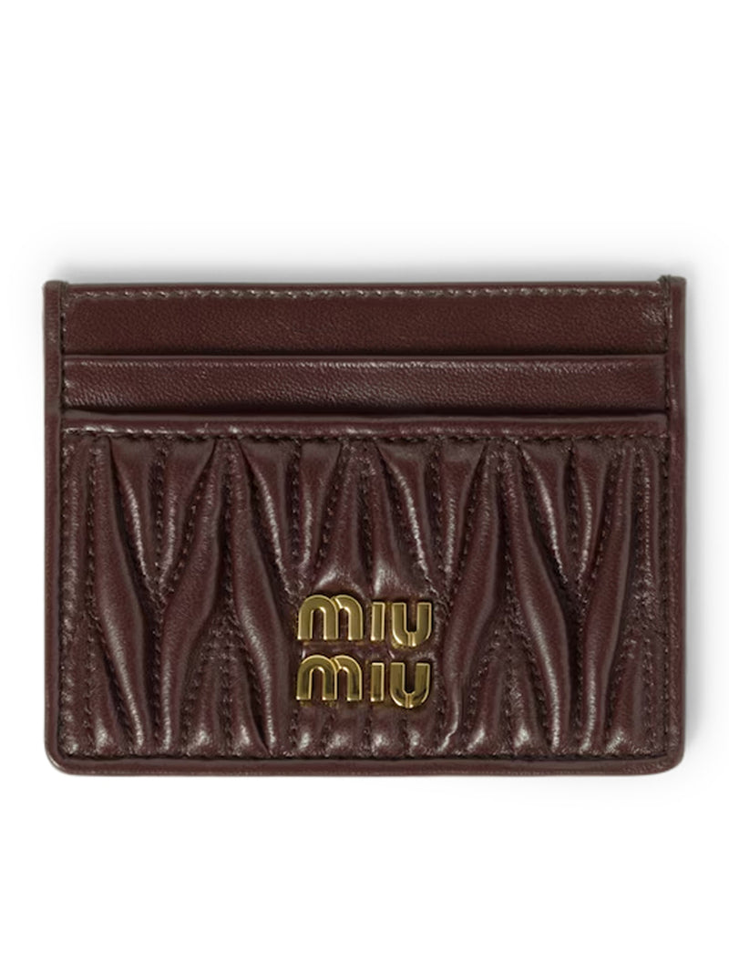 NAPPA MATELASSE CARD HOLDER`