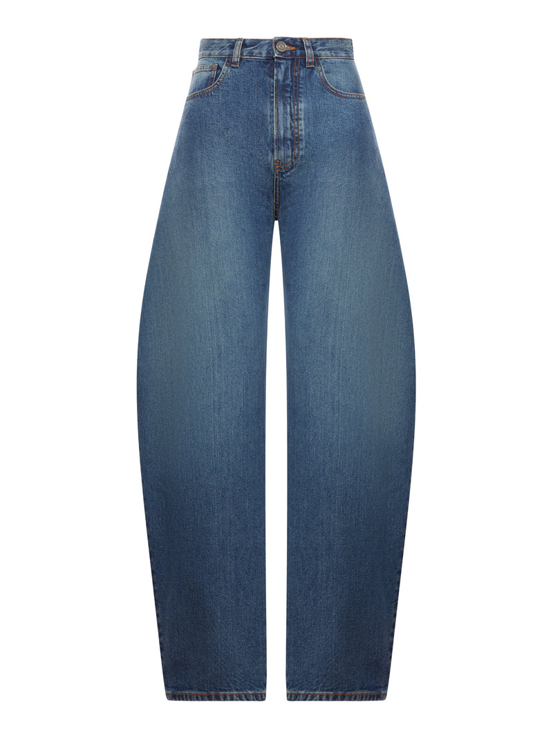ROUND JEANS IN DE`LAVE` DENIM