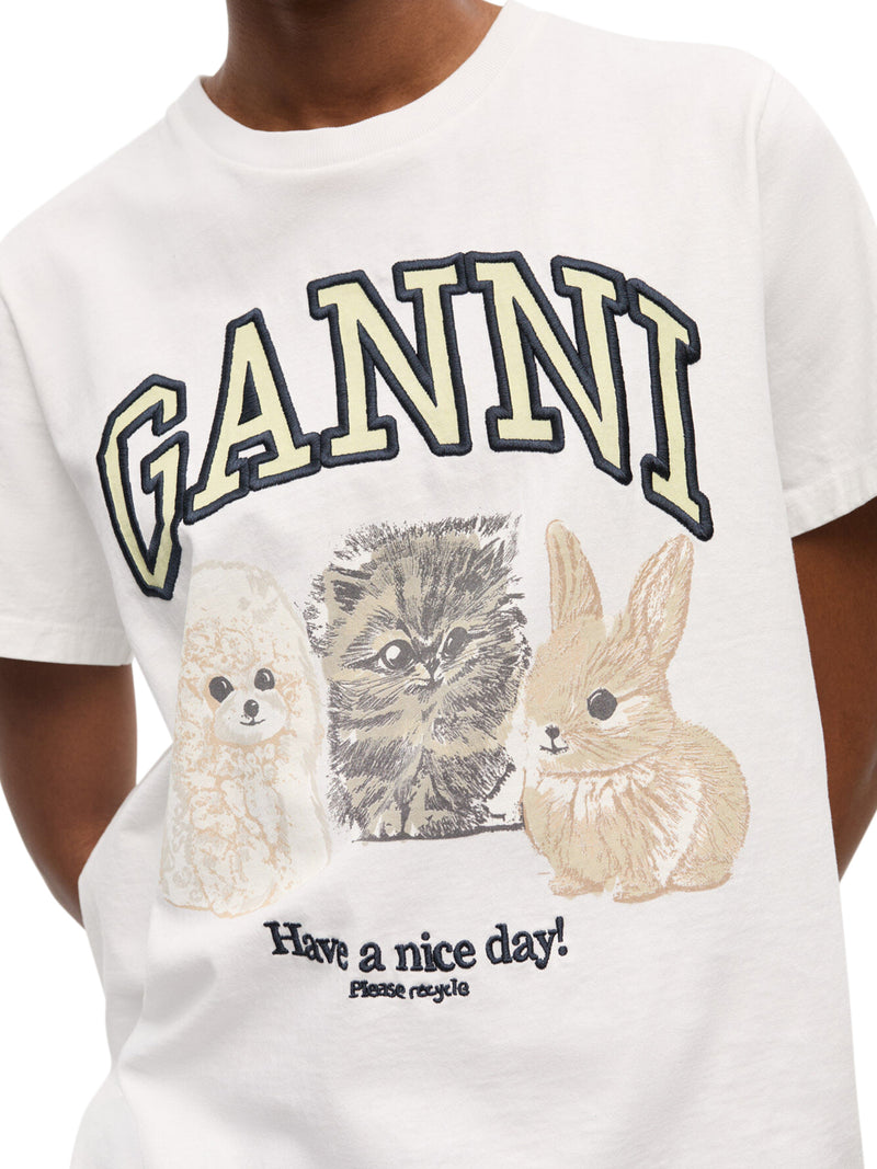 COTTON T-SHIRT WITH PRINT