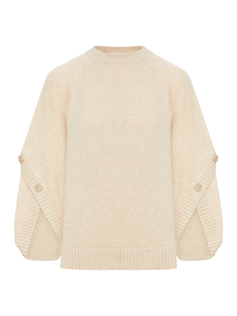 OVERSIZED WOOL AND CASHMERE SWEATER