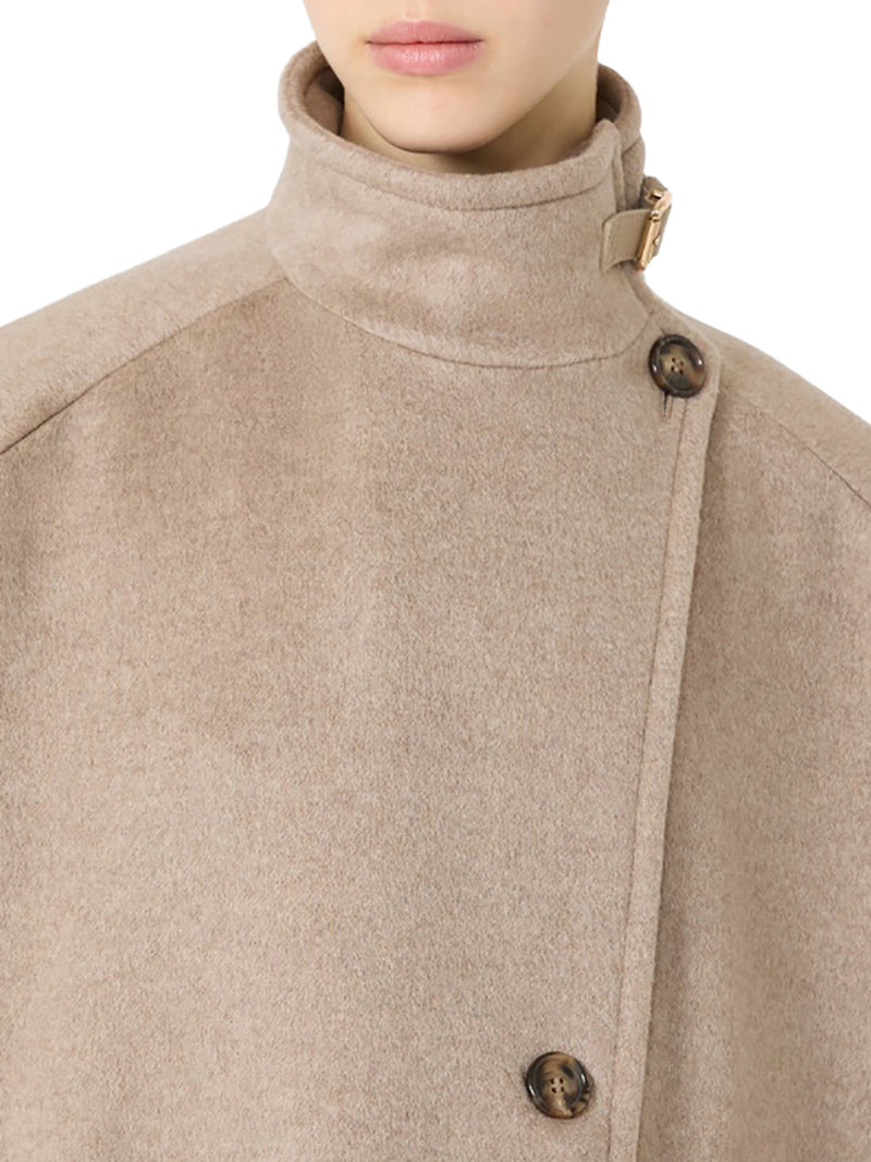 LIGHTWEIGHT CASHMERE DRAP CAPE