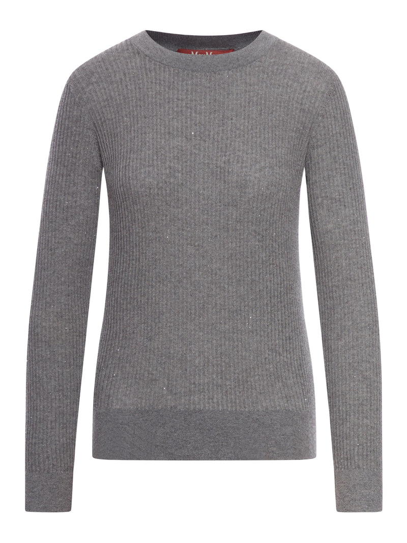 WOOL AND SILK SWEATER WITH SEQUINS