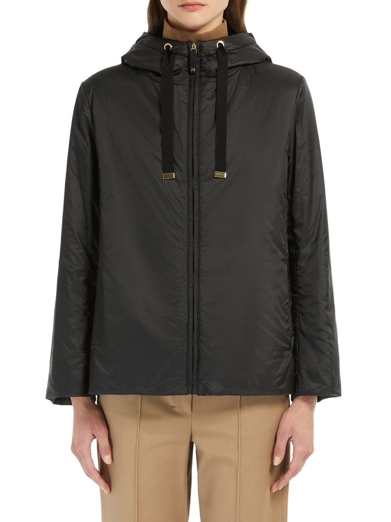 PADDED JACKET WITH DROP-PROOF CANVAS HOOD