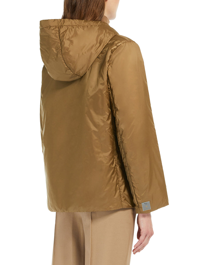 PADDED JACKET WITH DROP-PROOF CANVAS HOOD